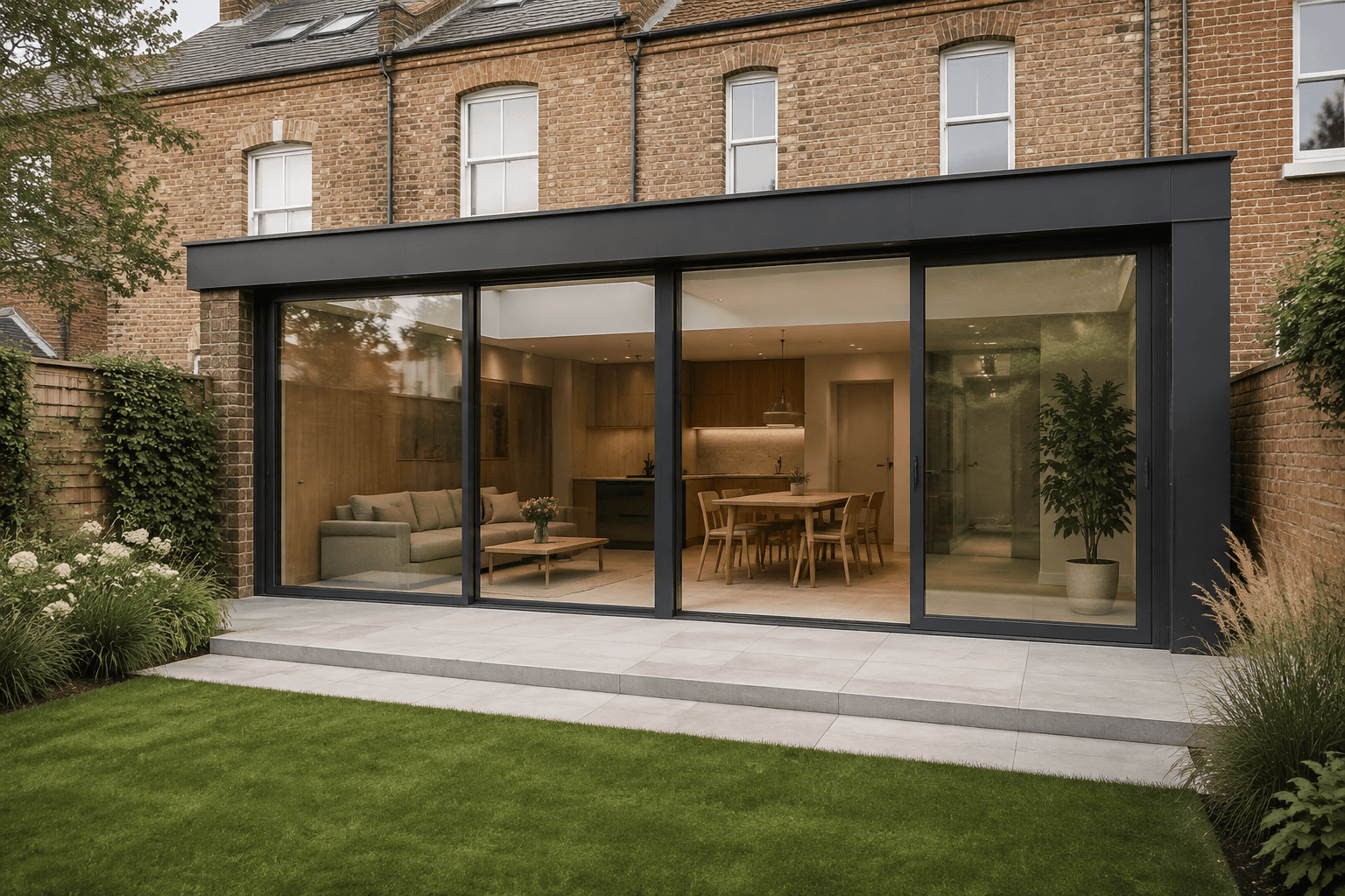 Illustration architecturale — Extension de maison